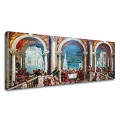 Картини на платно Paolo Veronese - Feast in the House of Levi