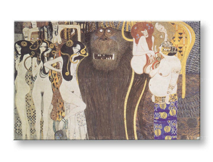 Картини на платно THE BEETHOVEN FRIEZE - Gustav Klimt