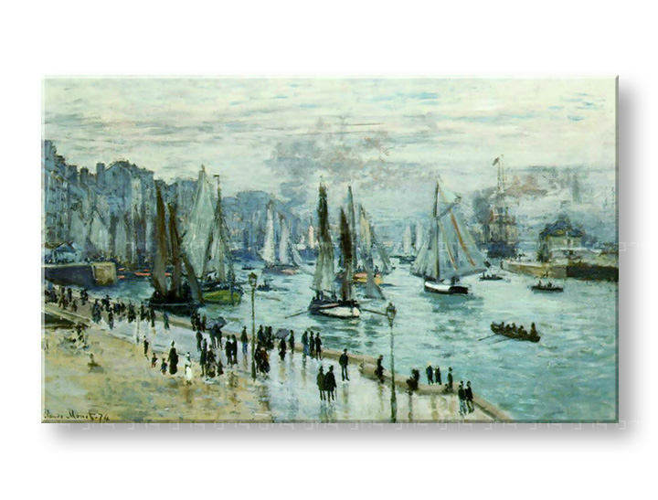 Картини на платно FISHING BOATS LEAVIN THE HARBOR - Claude Monet    