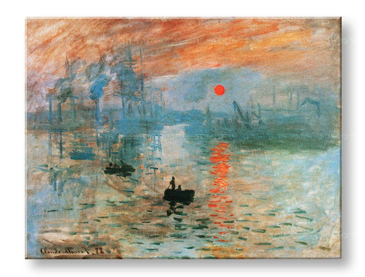 Картини на платно IMPRESSION, SUNRISE - Claude Monet