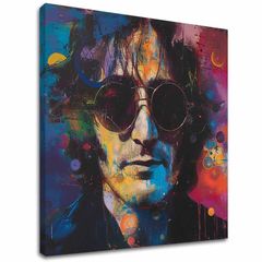 Изображение JOHN LENNON - Цветни идеи | 100% оригинален акрил, рисуван