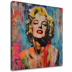 Изображение MARILYN MONROE - Бунтовник в цветове | 100% оригинално рисувано с акрил