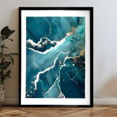 Плакат за стена с EXTRA ефект - Мрамор от море