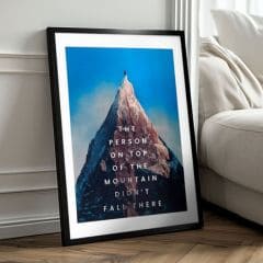 Плакат за стена с EXTRA ефект - Peak Motivation