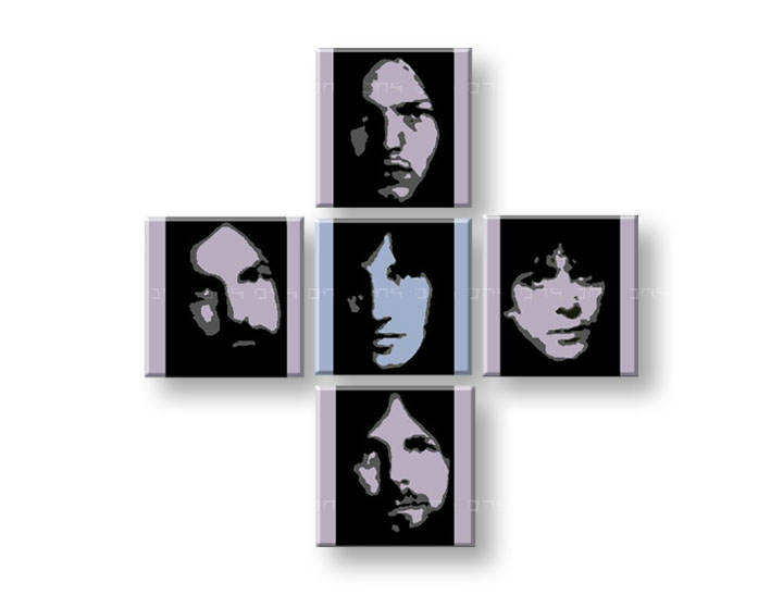 Картини за стена Pop Art Pink Floyd 4 части 