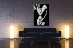 Ръчно рисувана картина POP ART NUDE WOMAN 70x100 cm